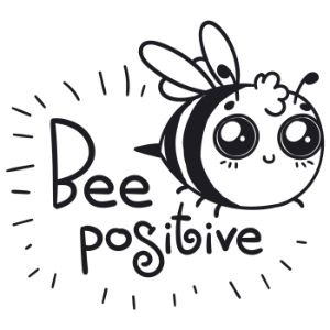 מדבקה - תהיה חיובי!