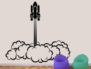 מדבקה - ספינת חלל