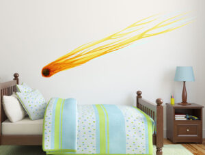 מדבקה - מטאור בוער