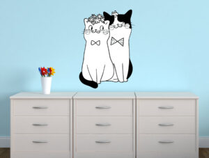 מדבקה - חתלתולים חמודים