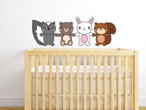 מדבקה - חיות מתוקות