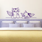 מדבקה - חתלתולים מלאכים