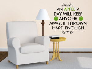 מדבקה - תפוח אחד ביום