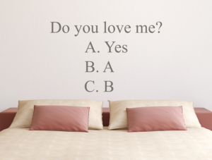 מדבקה - את אוהבת אותי?