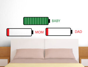 מדבקה - סוללה משפחתית