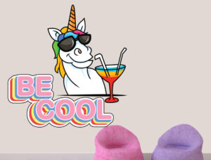 מדבקה - תהיה מגניב