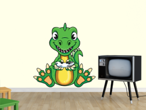מדבקה - דינוזאור חמוד