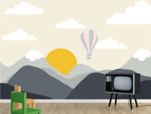 טפט - זריחה בנוף הרים