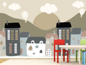 טפט - עיירה בגוונים עדינים בזריחה