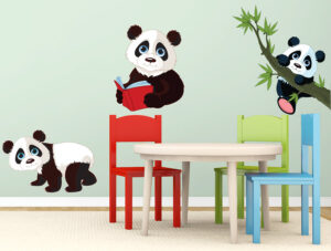 מדבקות - 3 דובונים חמודים