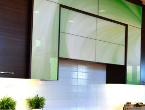 טפט - עיצוב עדין ירוק