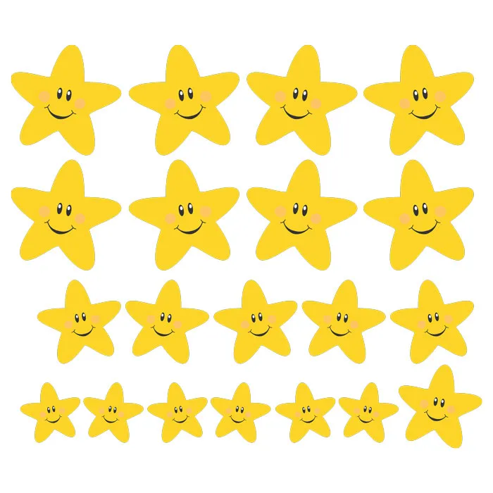 מדבקות - כוכבים חמודים