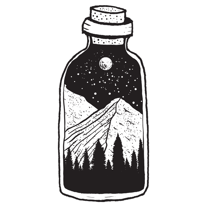 מדבקה - בקבוקון קסום