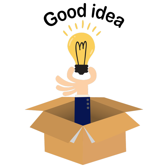 מדבקה - רעיון טוב