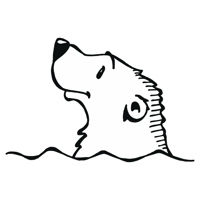 מדבקה - דוב קוטב חמוד