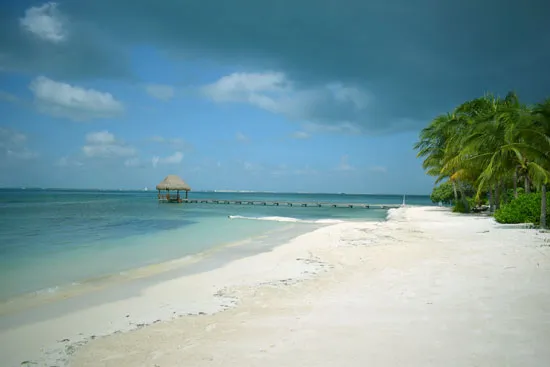 טפט - נוף ים יפיפה וכחול