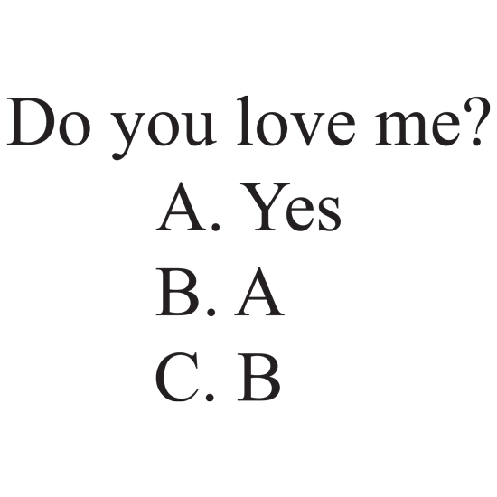 מדבקה - את אוהבת אותי?