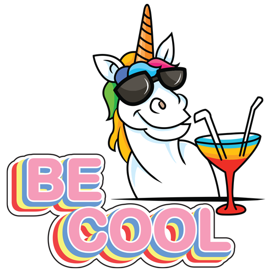 מדבקה - תהיה מגניב