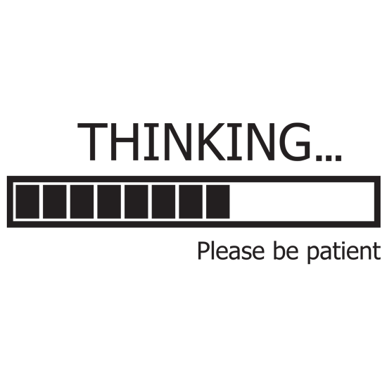 מדבקה - חושב...