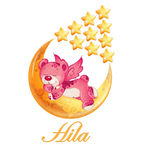 מדבקה - דובון ורוד מתוק