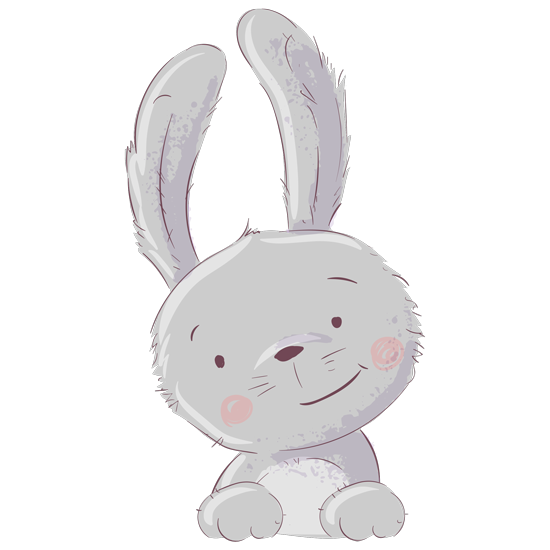 מדבקה - ארנבון חמוד