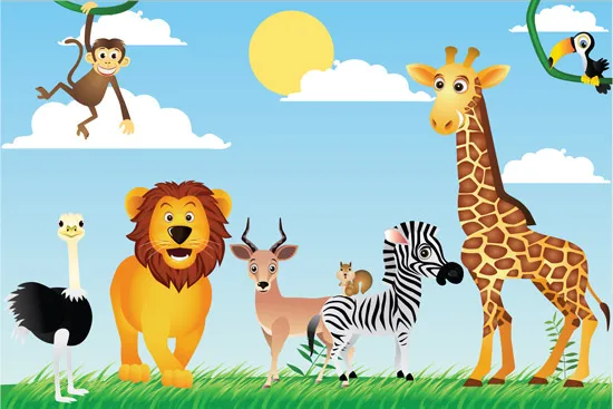 טפט - חיות מתוקות