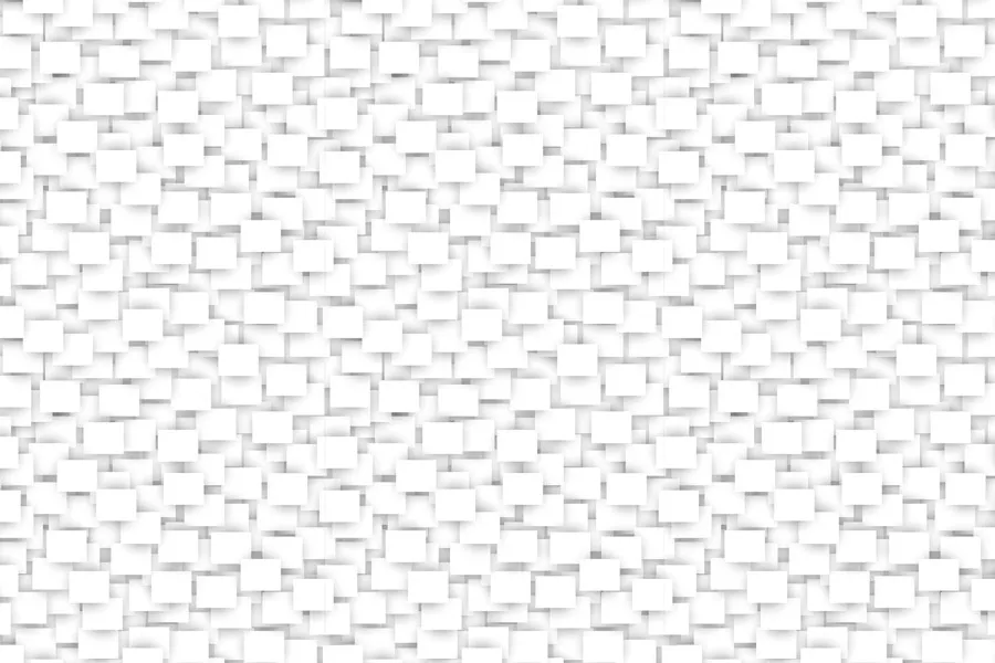 טפט - ריבועים לבנים תלת מימדיים