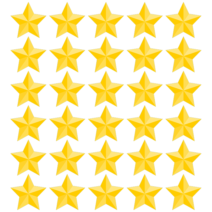 סט מדבקות - כוכבים תלת מימדיים