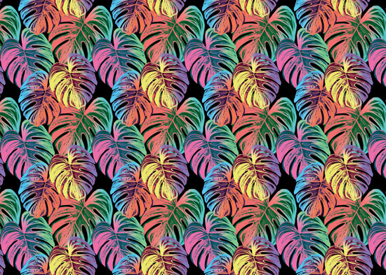 עלים צבעוניים ומעוצבים