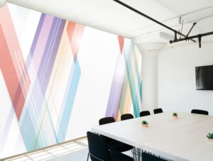 טפט - צורות צבעוניות ופסים