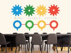 מדבקה - תגרמו לדברים לקרות!