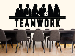 מדבקה - עבודת צוות