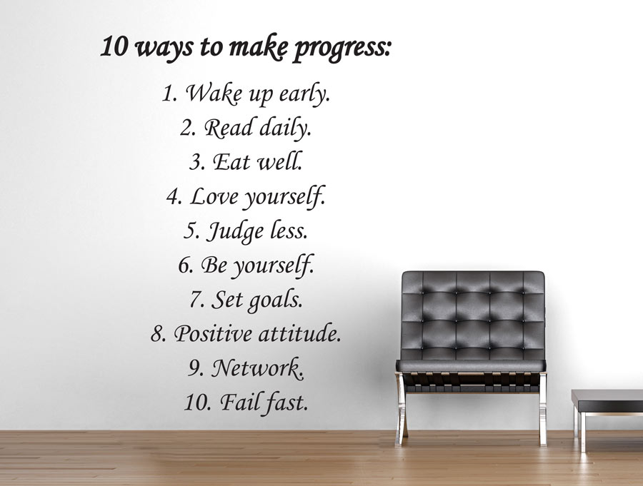 מדבקה | 10 דרכים להתקדמות