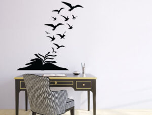 מדבקה | ספר ודפי ציפורים