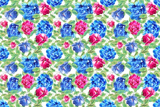 טפט - גינה פרחונית