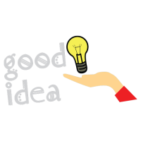 מדבקה - רעיון טוב