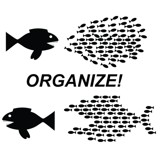 מדבקה - אירגון