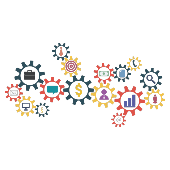 מדבקה - גלגלי שיניים לעסקים