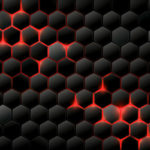 טפט - כוורת תלת מימדית ואור אדום