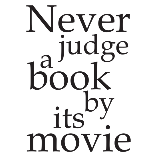 מדבקה | לעולם אל תשפוט ספר על פי הסרט שלו