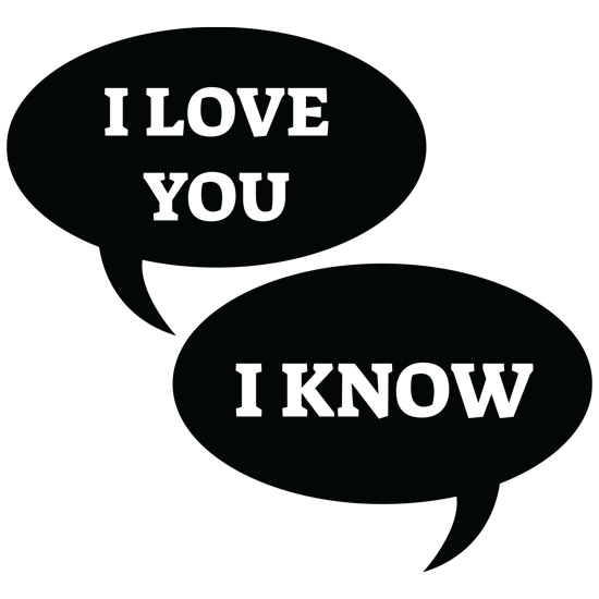 מדבקה - אני אוהב אותך