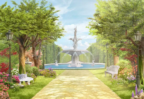 טפט | גינה מפוארת