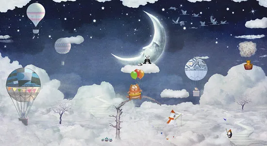 טפט | לילה בעננים