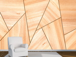 צורות גיאומטריות טקסטורת עץ