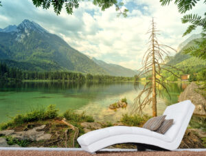 טפט עץ בשלכת לסלון