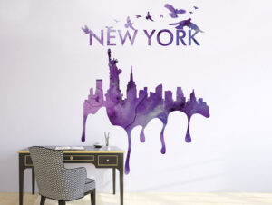 מדבקת ניו יורק בשחקים