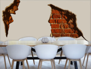 חלקי בריקים חומים לחללים