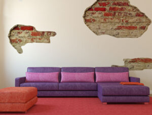 מדבקת קיר ישן עתיק