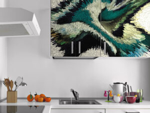 מדבקת ספירלה תלת מימדית לארונות הבית