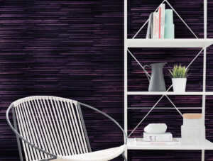 טפט בריקים בצבע ג׳ינס סגול